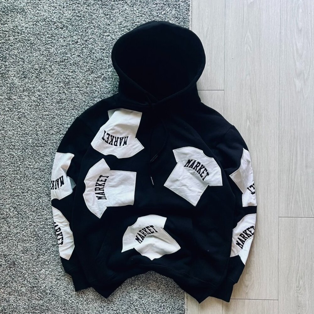 Chinatown Market Hoodie Uo Exclusive Men’s Medium Black